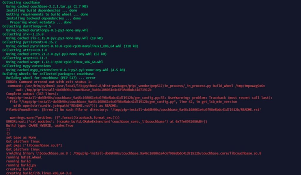 Understanding the Error: subprocess-exited-with-error