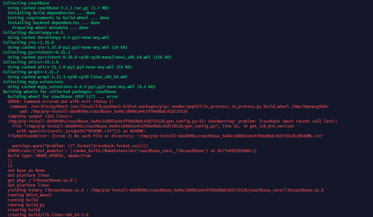 Understanding the Error: subprocess-exited-with-error