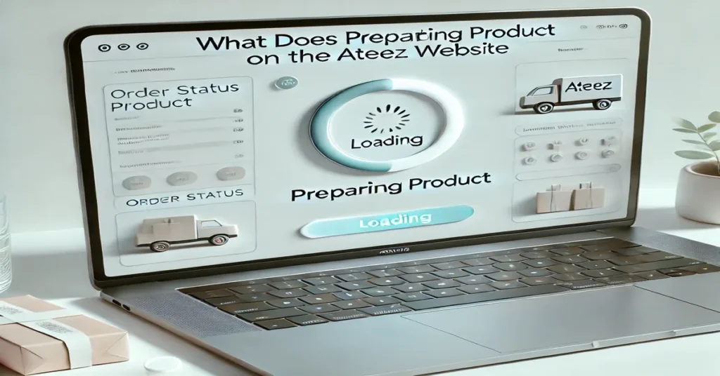 What Does Preparing Product Mean on the ATEEZ Website