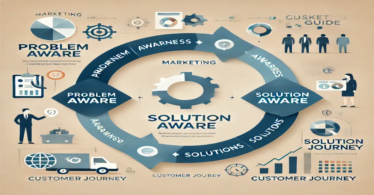 Marketing Circle Problem Aware and Solution Aware Stages